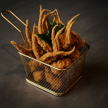 Deep Fried Squid Tentacle / 酥炸魷魚鬚